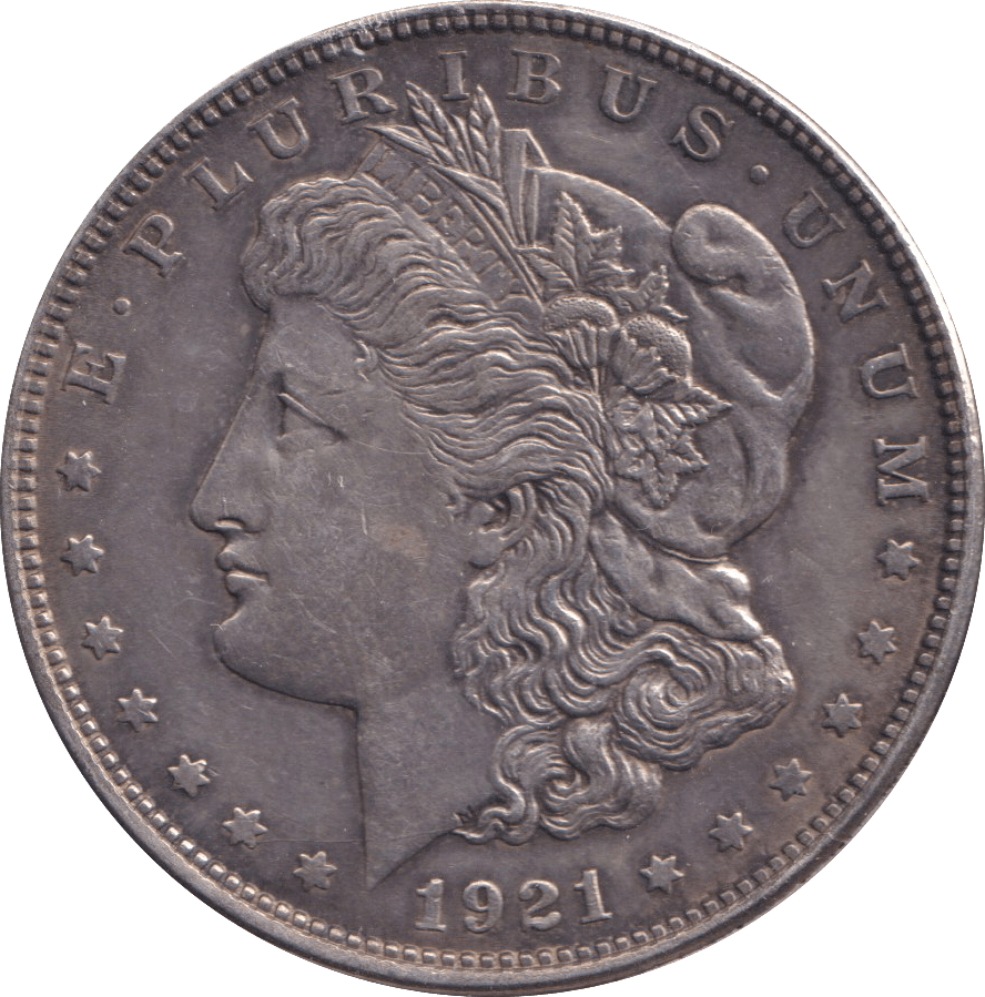 1921 SILVER MORGAN DOLLAR USA - SILVER WORLD COINS - Cambridgeshire Coins