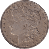 1921 SILVER MORGAN DOLLAR USA - SILVER WORLD COINS - Cambridgeshire Coins