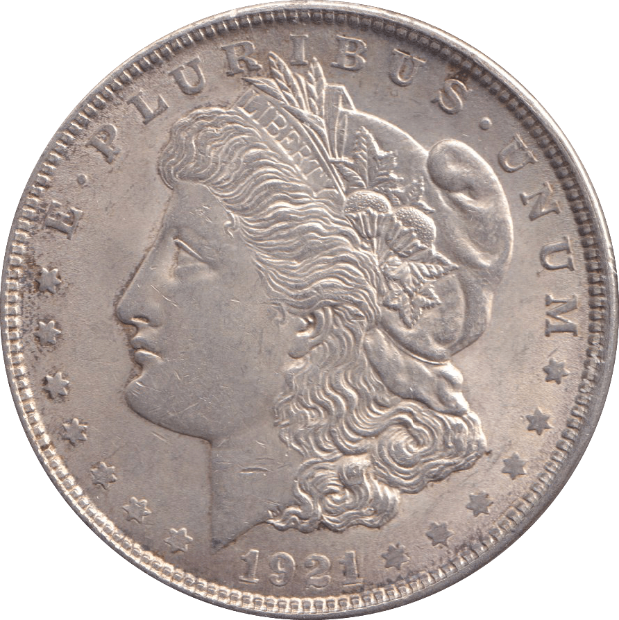 1921 SILVER MORGAN DOLLAR USA - SILVER WORLD COINS - Cambridgeshire Coins