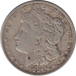 1921 SILVER MORGAN DOLLAR USA - SILVER WORLD COINS - Cambridgeshire Coins