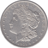 1921 SILVER MORGAN DOLLAR USA - SILVER WORLD COINS - Cambridgeshire Coins