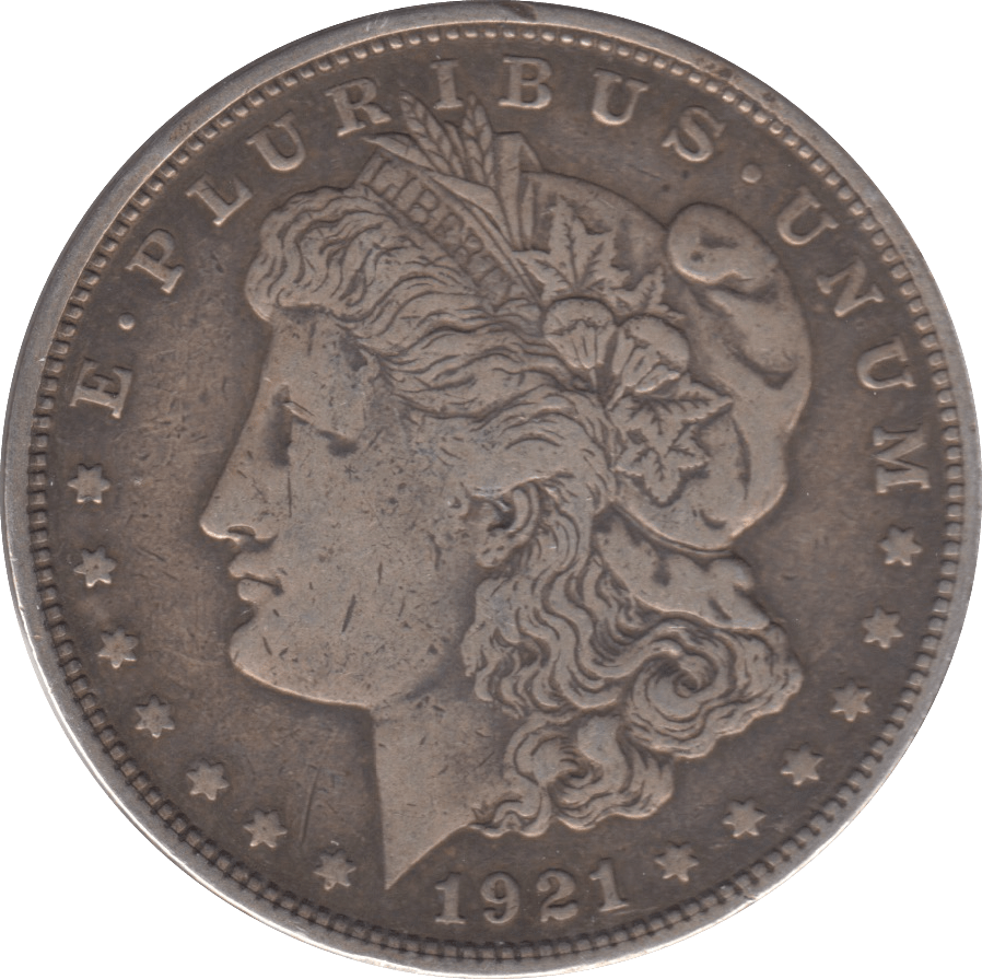 1921 SILVER ONE DOLLAR USA DENVER MINT - WORLD COINS - Cambridgeshire Coins