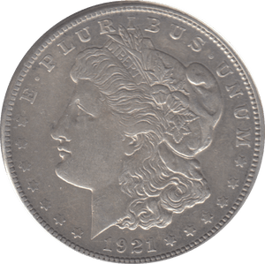 1921 SILVER SAN FRANCISCO ONE MORGAN DOLLAR USA - SILVER WORLD COINS - Cambridgeshire Coins