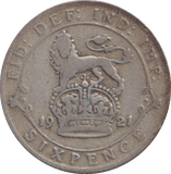 1921 SIXPENCE ( FINE ) - SIXPENCE - Cambridgeshire Coins