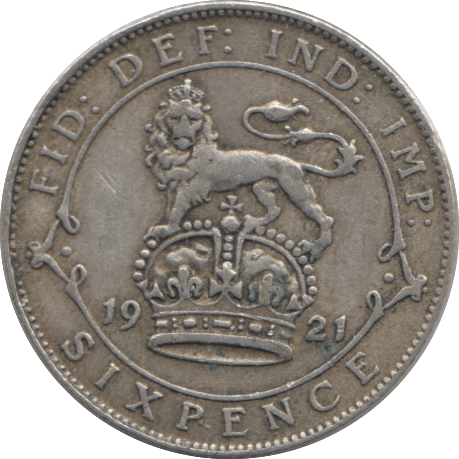1921 SIXPENCE ( GF ) - Sixpence - Cambridgeshire Coins