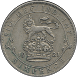 1921 SIXPENCE ( GVF ) - Sixpence - Cambridgeshire Coins