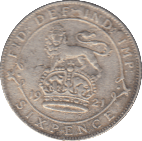 1921 SIXPENCE ( VF ) - SIXPENCE - Cambridgeshire Coins