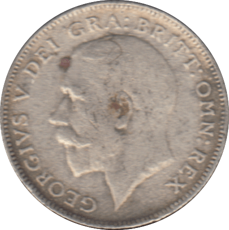1921 SIXPENCE ( VF ) - SIXPENCE - Cambridgeshire Coins