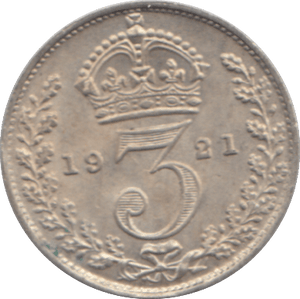 1921 THREEPENCE ( AUNC ) - THREEPENCE - Cambridgeshire Coins