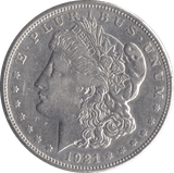 1921 USA SILVER MORGAN DOLLAR DENVER MINT - SILVER WORLD COINS - Cambridgeshire Coins