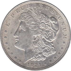 1921 USA SILVER MORGAN DOLLAR PHILADELPHIA MINT - SILVER WORLD COINS - Cambridgeshire Coins