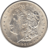 1921 USA SILVER MORGAN DOLLAR PHILADELPHIA MINT - SILVER WORLD COINS - Cambridgeshire Coins