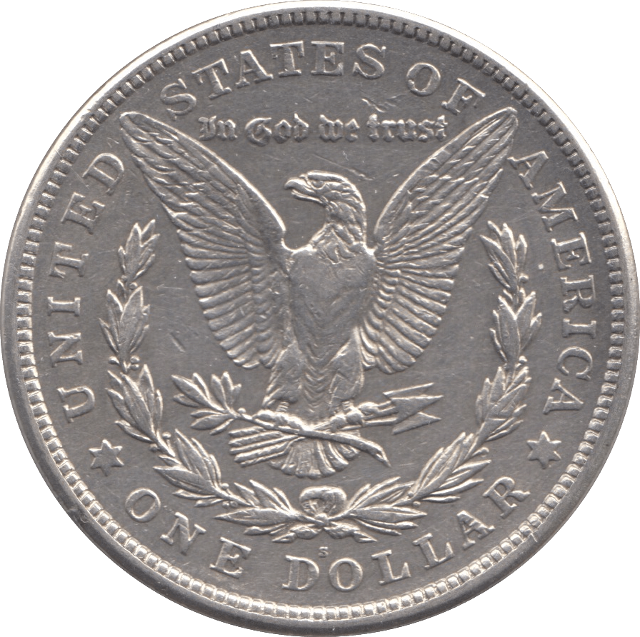 1921 USA SILVER MORGAN DOLLAR SAN FRANCISCO MINT - SILVER WORLD COINS - Cambridgeshire Coins