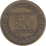 1922 50 CENTIMES FRANCE - WORLD COINS - Cambridgeshire Coins