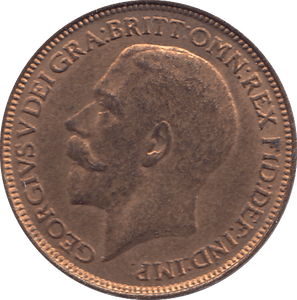 1922 FARTHING ( AUNC ) - FARTHING - Cambridgeshire Coins