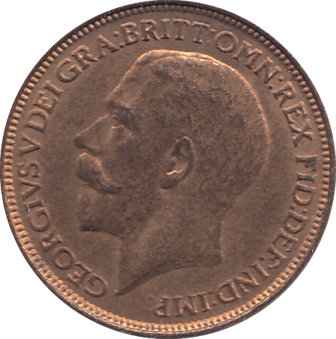 1922 FARTHING ( AUNC ) - FARTHING - Cambridgeshire Coins