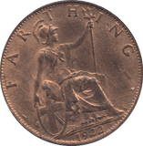 1922 FARTHING ( AUNC ) - FARTHING - Cambridgeshire Coins