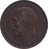 1922 FARTHING ( FINE ) - FARTHING - Cambridgeshire Coins