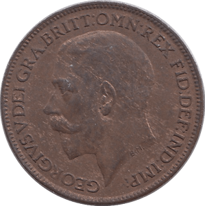 1922 FARTHING ( UNC ) - Farthing - Cambridgeshire Coins