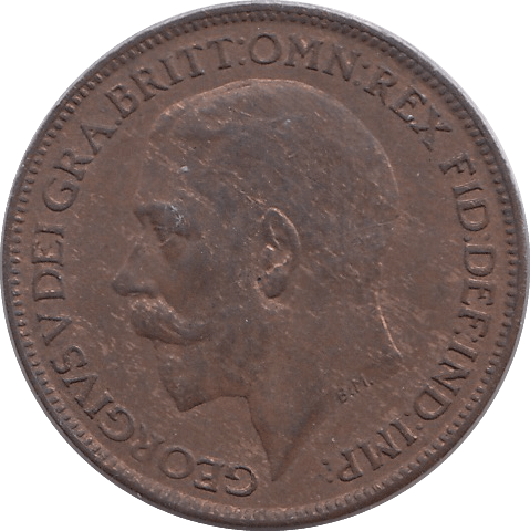 1922 FARTHING ( UNC ) - Farthing - Cambridgeshire Coins