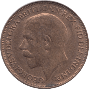 1922 FARTHING ( UNC ) - Farthing - Cambridgeshire Coins