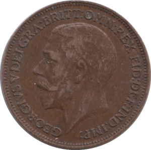1922 FARTHING ( VF ) - Farthing - Cambridgeshire Coins