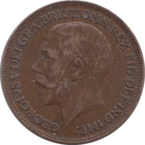 1922 FARTHING ( VF ) - Farthing - Cambridgeshire Coins