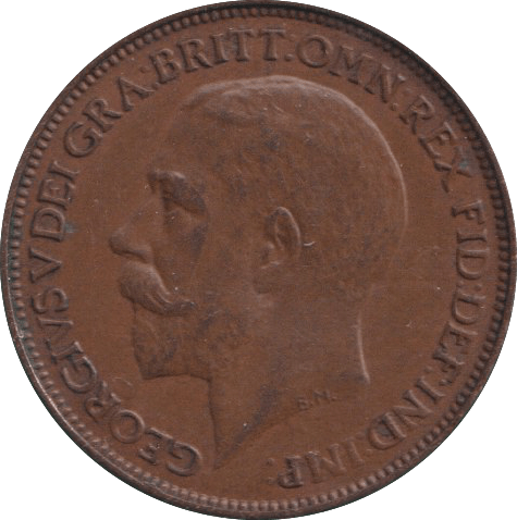 1922 FARTHING ( VF ) - FARTHING - Cambridgeshire Coins