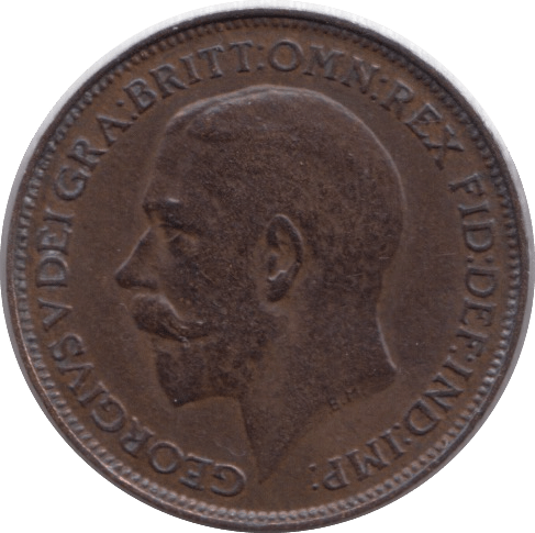 1922 FARTHING ( VF ) - Farthing - Cambridgeshire Coins