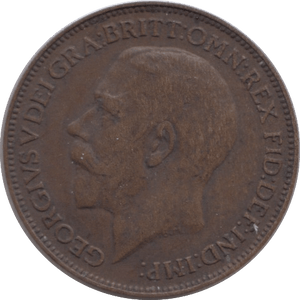 1922 FARTHING ( VF ) - Farthing - Cambridgeshire Coins