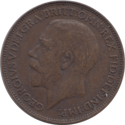 1922 FARTHING ( VF ) - Farthing - Cambridgeshire Coins