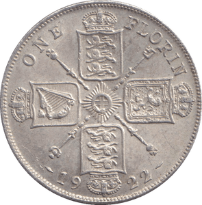 1922 FLORIN ( AUNC ) - FLORIN - Cambridgeshire Coins