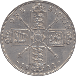 1922 FLORIN ( GF ) - FLORIN - Cambridgeshire Coins
