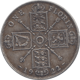 1922 FLORIN ( GVF ) - FLORIN - Cambridgeshire Coins