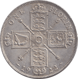 1922 FLORIN ( GVF ) - FLORIN - Cambridgeshire Coins