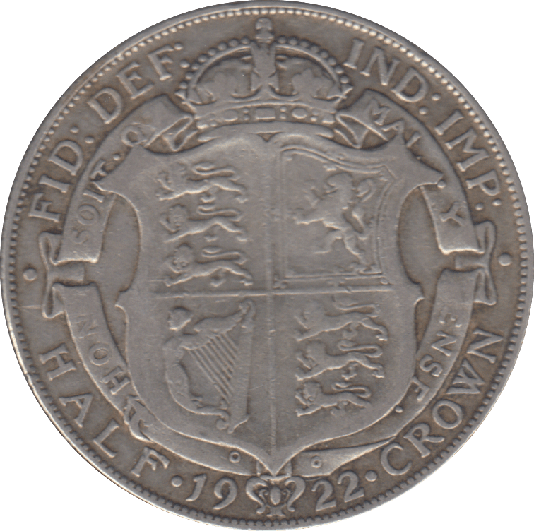 1922 HALFCROWN ( FINE ) - HALFCROWN - Cambridgeshire Coins