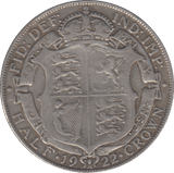 1922 HALFCROWN ( FINE ) - HALFCROWN - Cambridgeshire Coins