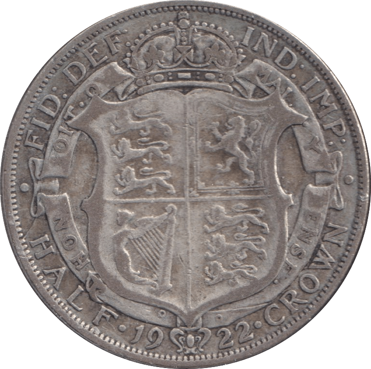 1922 HALFCROWN ( GF ) - Halfcrown - Cambridgeshire Coins