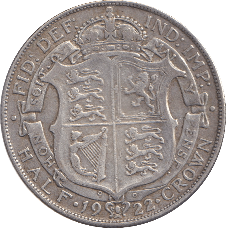 1922 HALFCROWN ( GF ) - HALFCROWN - Cambridgeshire Coins