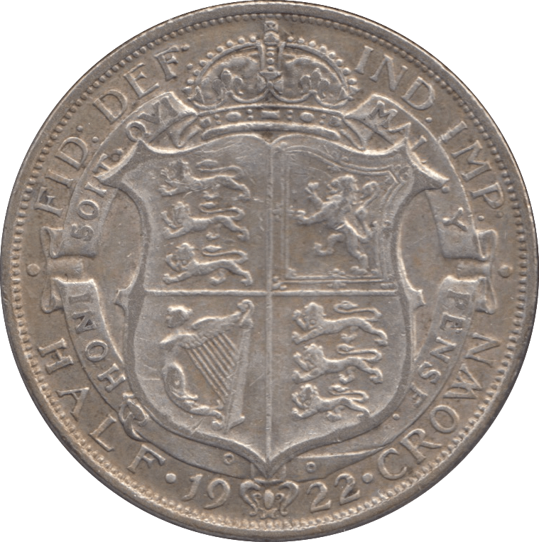 1922 HALFCROWN ( GF ) - Halfcrown - Cambridgeshire Coins