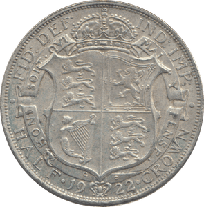 1922 HALFCROWN ( GVF ) - HALFCROWN - Cambridgeshire Coins