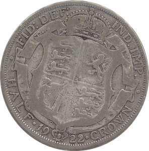 1922 HALFCROWN ( NF ) - HALFCROWN - Cambridgeshire Coins