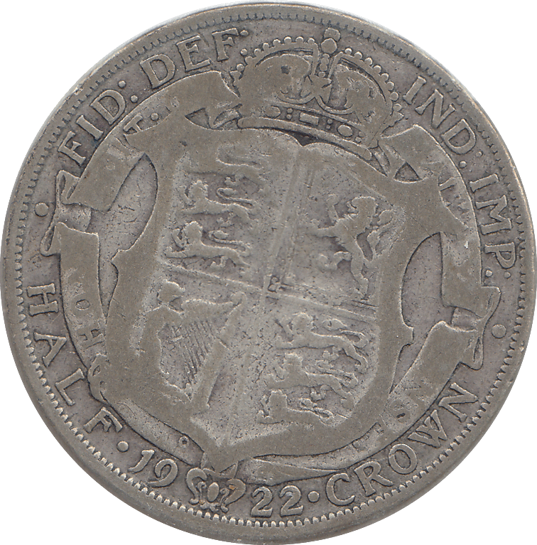 1922 HALFCROWN ( NF ) - HALFCROWN - Cambridgeshire Coins
