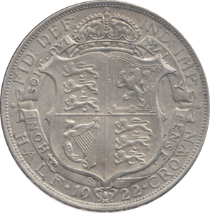 1922 HALFCROWN ( VF ) - HALFCROWN - Cambridgeshire Coins