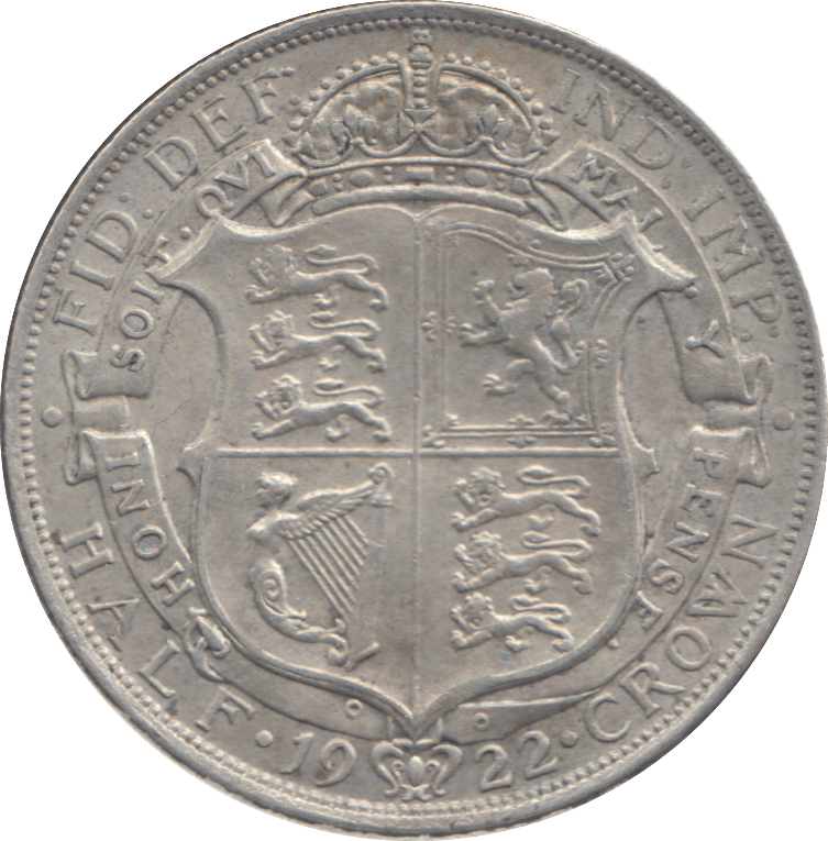 1922 HALFCROWN ( VF ) - HALFCROWN - Cambridgeshire Coins