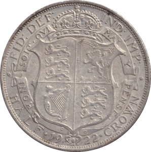 1922 HALFCROWN ( VF ) - HALFCROWN - Cambridgeshire Coins