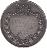 1922 MEDALLION BILLIARD FUND SILVER - SILVER WORLD COINS - Cambridgeshire Coins