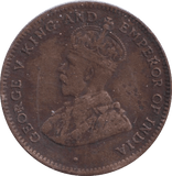 1922 ONE CENT MAURITIUS - WORLD COINS - Cambridgeshire Coins