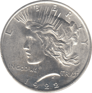 1922 ONE DOLLAR USA - WORLD COINS - Cambridgeshire Coins