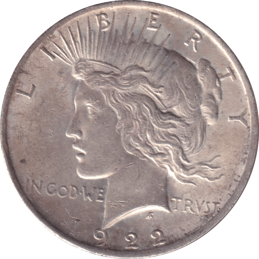 1922 ONE DOLLAR USA - WORLD COINS - Cambridgeshire Coins